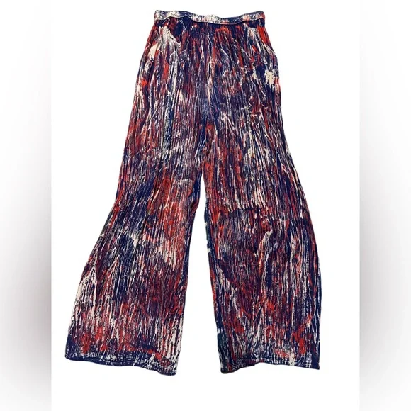 NWT.  Onesize Funky Pants by Sacred Threads BL/RD 11.  219752 - Picture 2 of 4